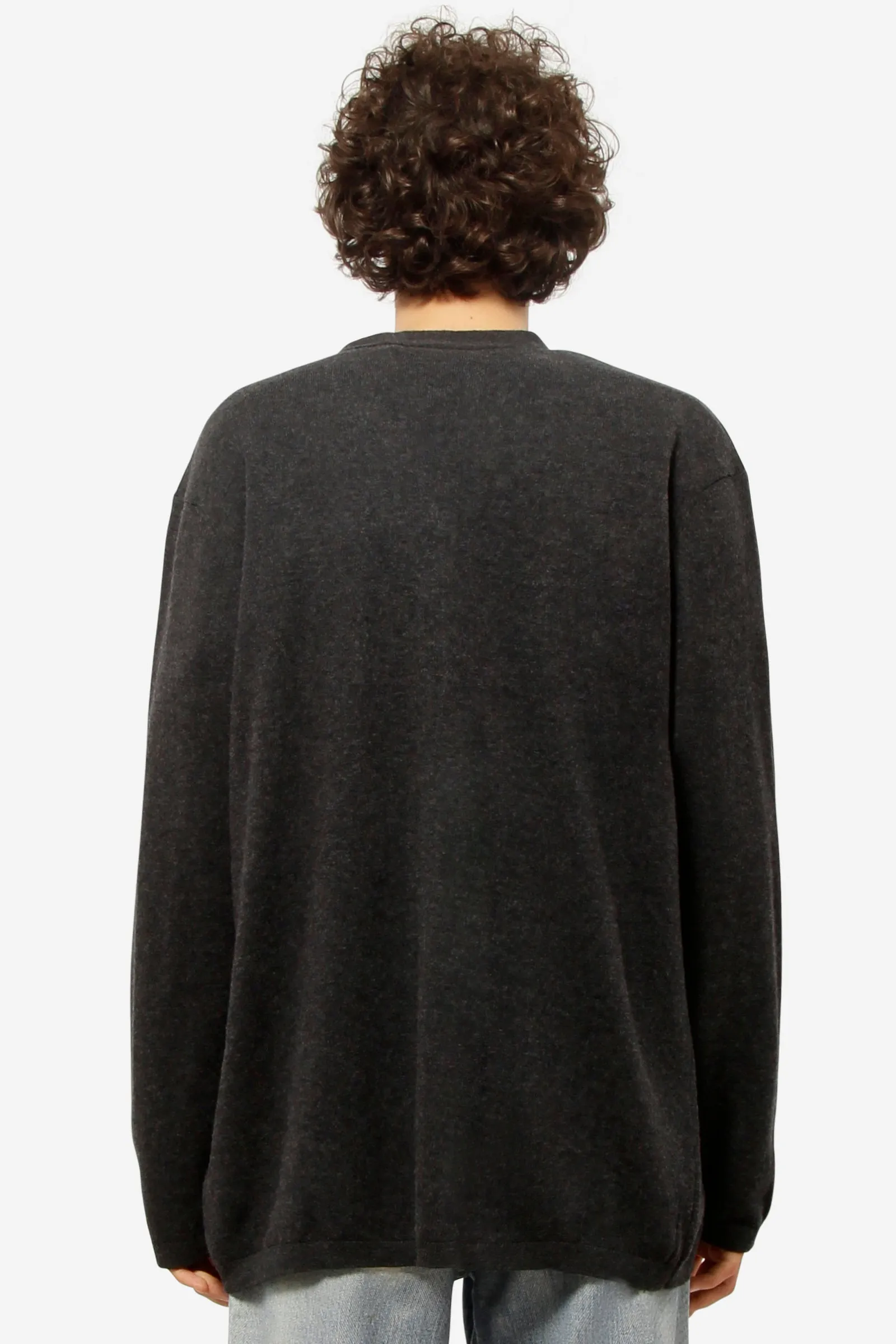 Cardigan in lana grigia