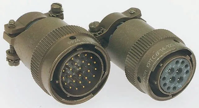 Connettore circolare ITT Cannon, maschio, serie KPTC, Miniatura, 26 poli, Montaggio su cavo